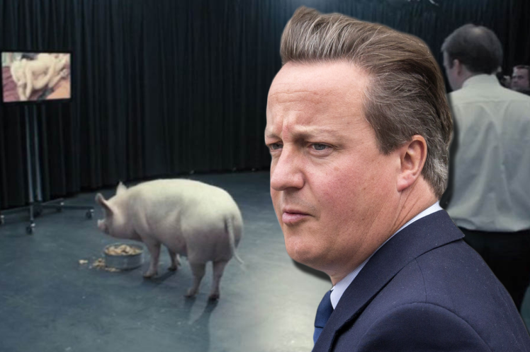 Дејвид Камерон и свињска глава британске елите