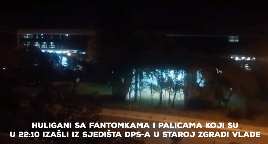 ДОКАЗ! Погледајте видео снимак у коме се види да је Мило Ђукановић послао маскиране нападаче да нападну полицију испред скупштине (видео)