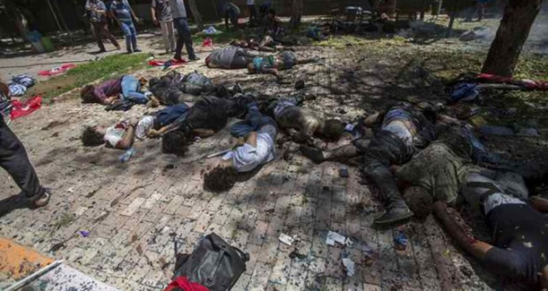 Бомбашки напади: 621 мртав у Нигерији, 378 мртвих у Ираку, 259 мртвих у Јемену, 212 у Сирији, 144 у Камеруну, 134 у Турској...