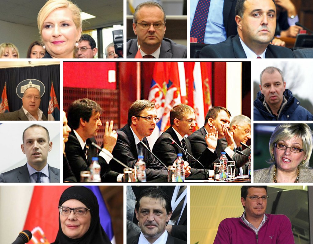 Јесу ли ови са фотографије Вучићу ти "нови људи" који ће Србији под твојом влашћу донети просперитет и напредак?