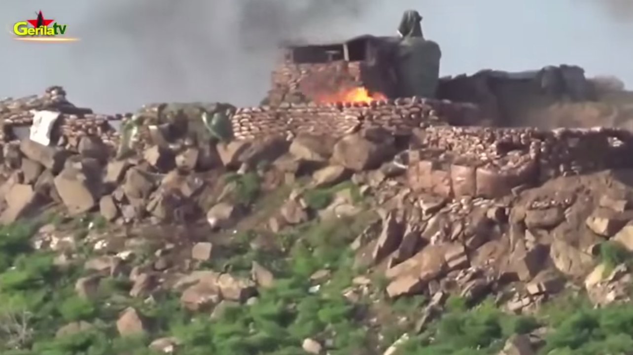Напад курдских герилаца на турску војну испоставу (видео)