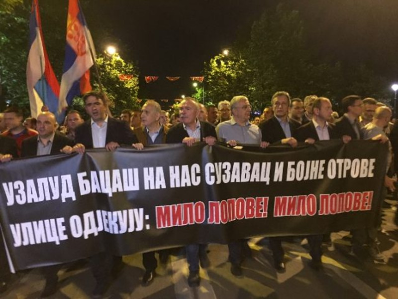 Мафијашки режим Мила Ђукановића је бруталном употребом силе покушао угушити демократске промене