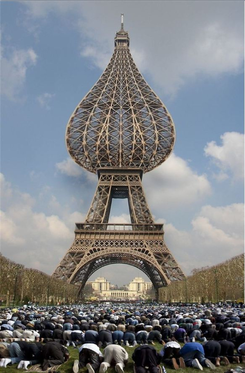 Мујезин ће са минарета Ајфелове куле објављивати Паризу: „Алах акбар“