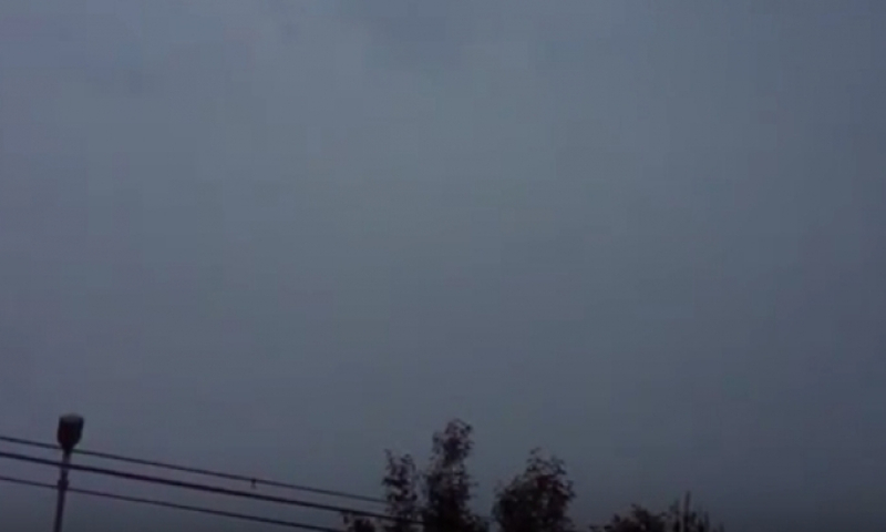 Ево шта је снимљено на небу пре почетка невремена у Скопљу (видео)
