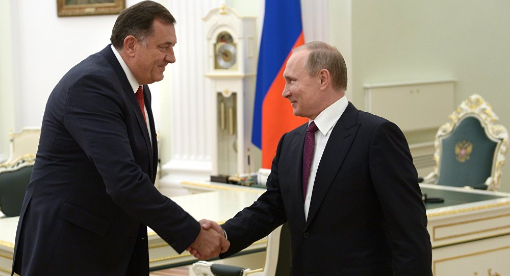 Руска реч: Путин третира Додика као политичара светског ранга и најпоузданијег савезника на Балкану