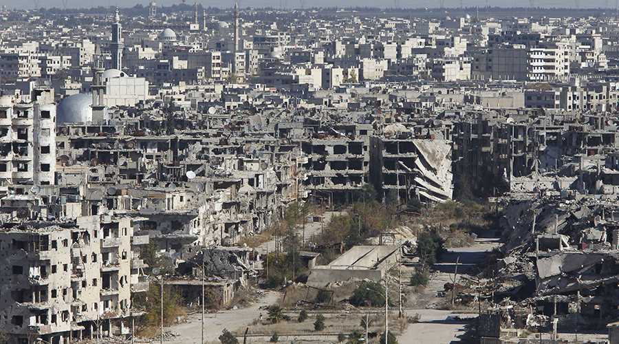 Погледајте на шта личи сиријски град Хомс после "арапског пролећа" (видео)