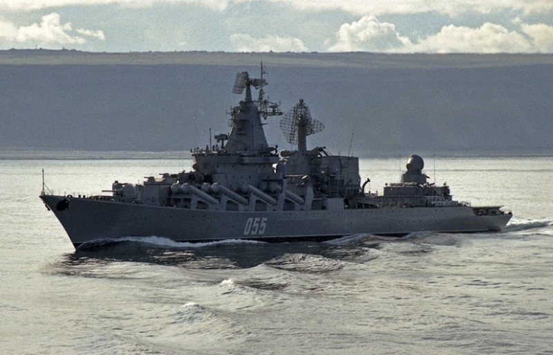 Тешка ракетна крстарица "Маршал Устинов" се после ремонта и модернизације придружила Северној флоти