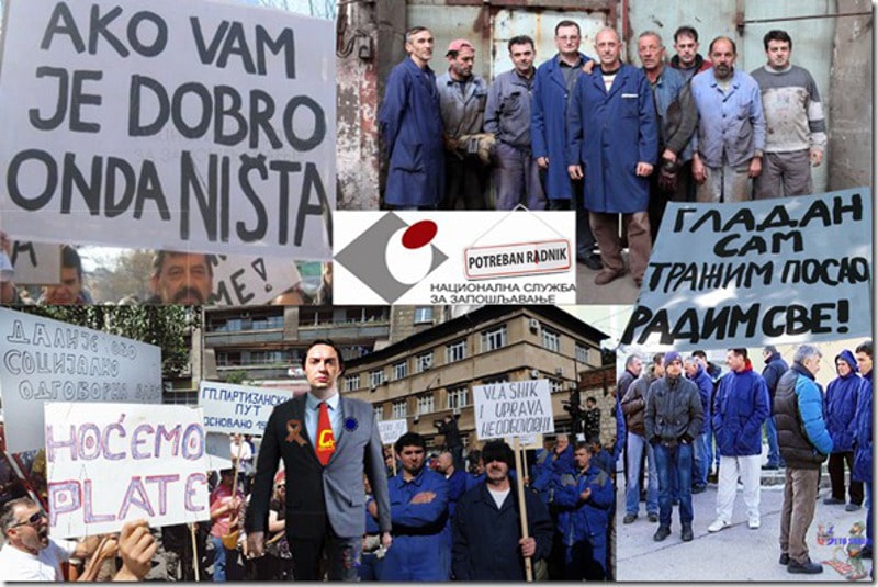 Радници пропалих државних предузећа у Нишу: Нећемо да штрајкујемо глађу, већ смо гладни!