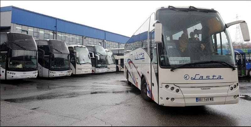 ЛАСТА отказује међународне линије, аутобуси иду за СНС митинге