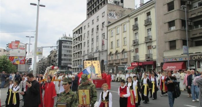 Вазнесење Господње у окупираној „престоници“ Православних Срба