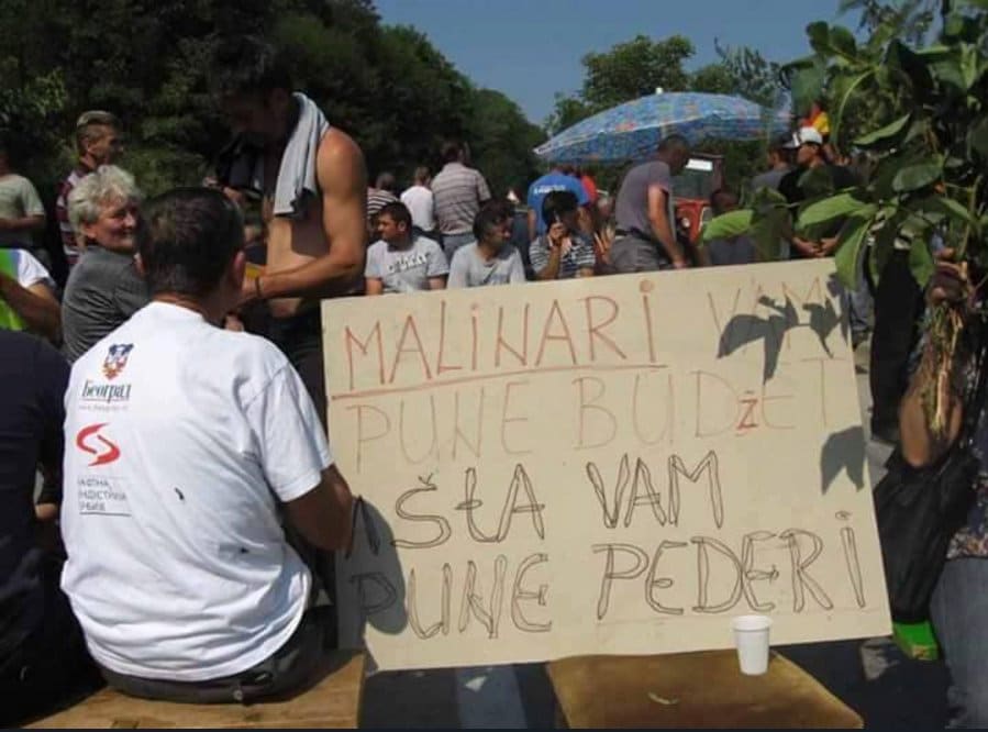 Малинари најављују нови протест због непоштовања договора
