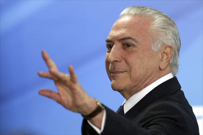 Бразил: Тужилац оптужио председника за примање мита