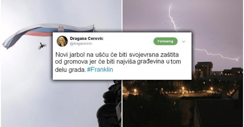 МАЈКА СВИХ БОТОВА! ВУЧИЋЕВА БОТИЦА: Јарбол од 120 метара ће спасити Београд од громова?!