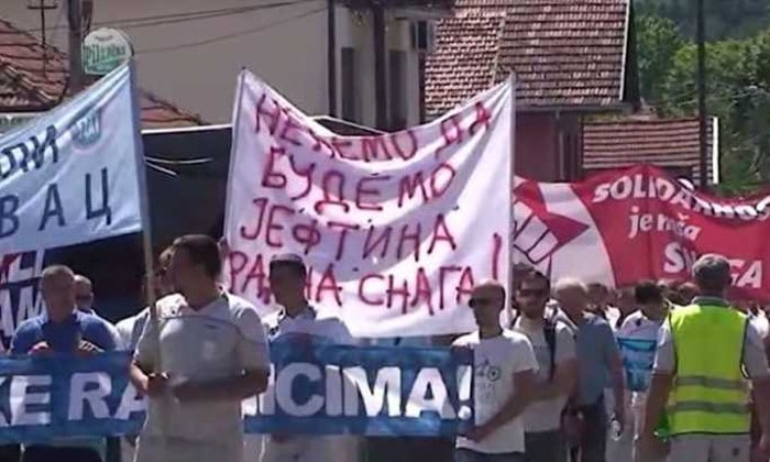 Србија се умирити не може: 3.000 радника у штрајку, не помажу више ни лажна обећања (видео)