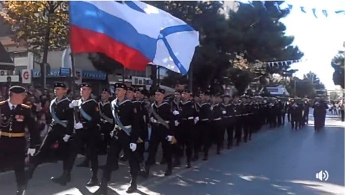 Руски морнари у Александруполису у Грчкој (видео)