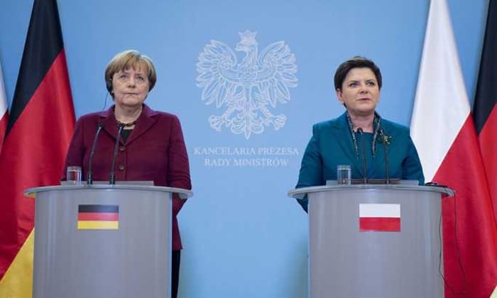 Премијерка Пољске "оплела" по Меркеловој