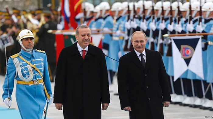 Анкара: Ердоган и Путин подржали територијалну целовитост Ирака и Сирије