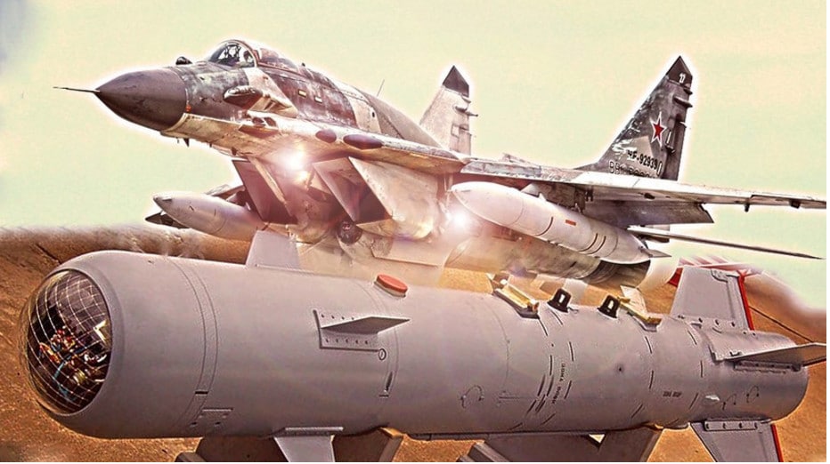 Руски МиГ-29СМТ уништио терористе навођеном бомбом ОФАБ-500Кр