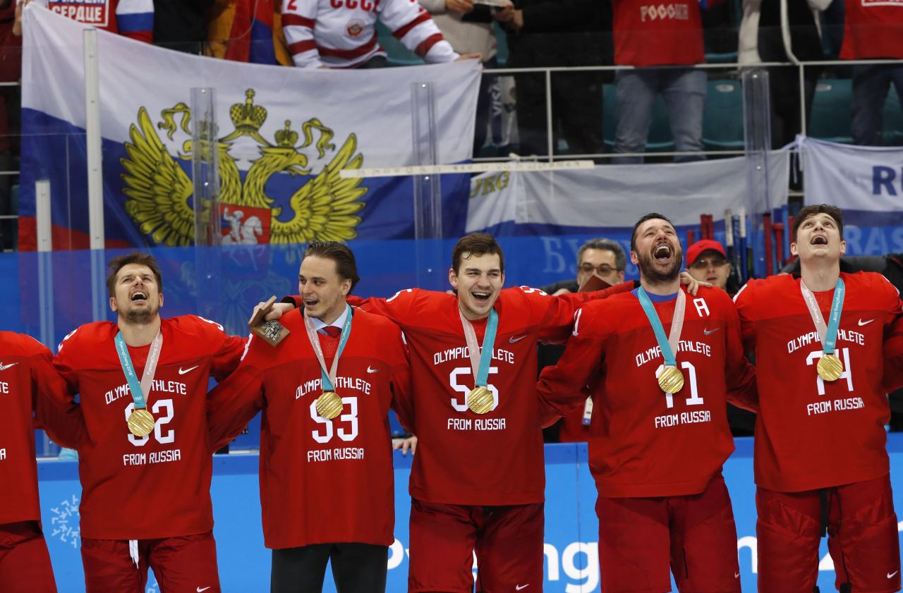 ПРКОС Русима је забрањена химна на Играма, али како су само загрмели хокејаши после злата... (видео)