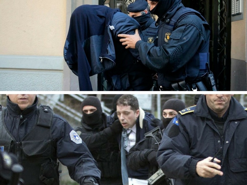 Шпанија хапси каталонске сепаратисте, док у Србији албански сепаратисти хапсе представнике власти државе Србије