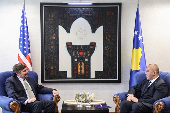 Оснивач СНС Палмер обећао Харадинају да ће САД даље радити „на јачању Косова као државе“