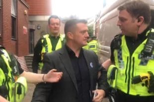 ПОЛИТИЧКИ ЗАТВОРЕНИК: Британци ухапсили десничара Томија Робинсона и страпали га у затвор на 13 месеци (видео)