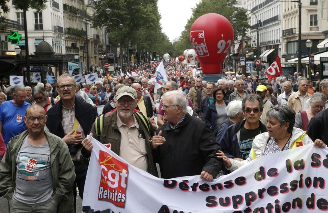 Париз: Хиљаде француских пензионера протестовало против повећања пореза на пензије