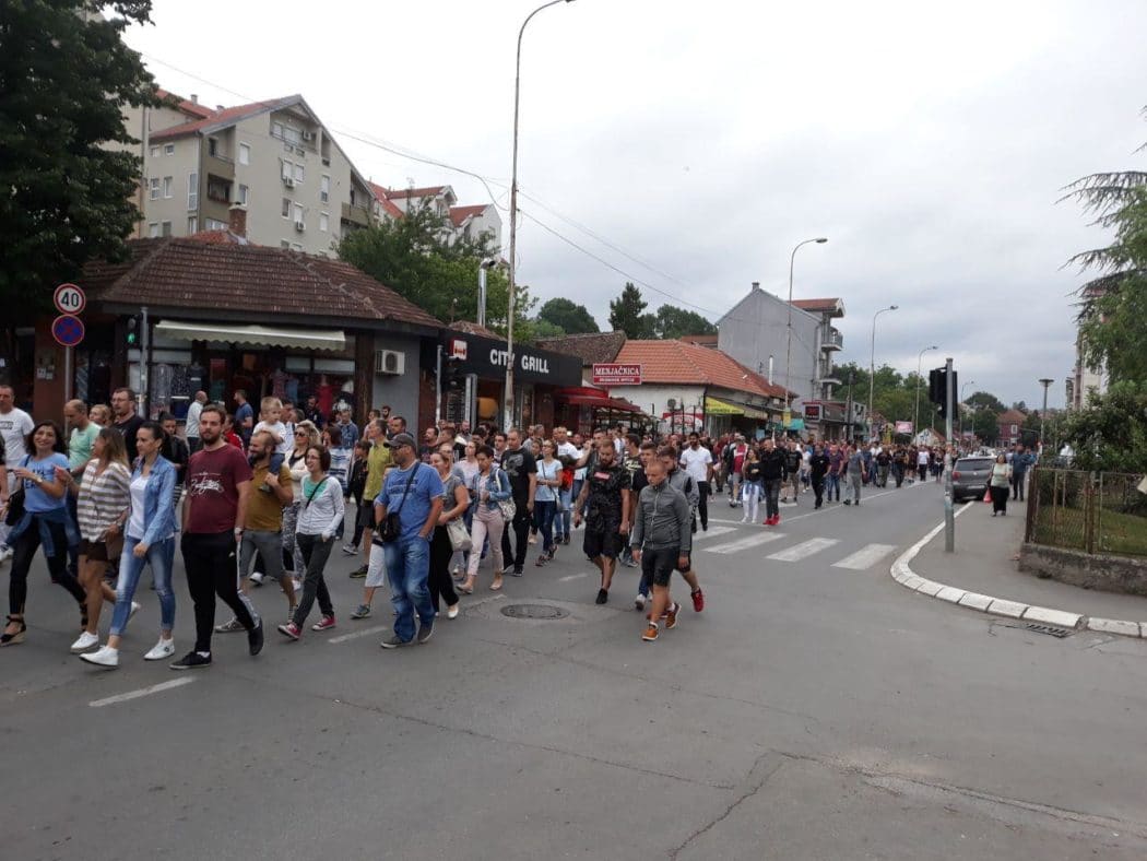Лазаревац: Протест против хапшења Жарка Павловића и још петорице људи (фото, видео)