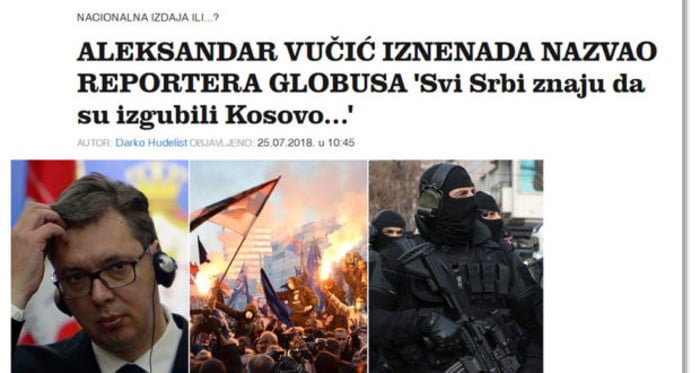 ВЕЛЕИЗДАЈНИК у хрватским медијима: Сви Срби знају да су изгубили Косово