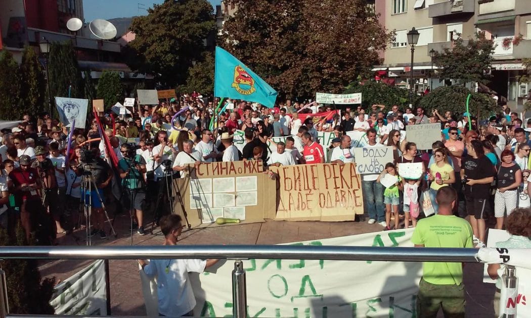 У Пироту одржан велики народни збор против изградње малих хидроелектрана