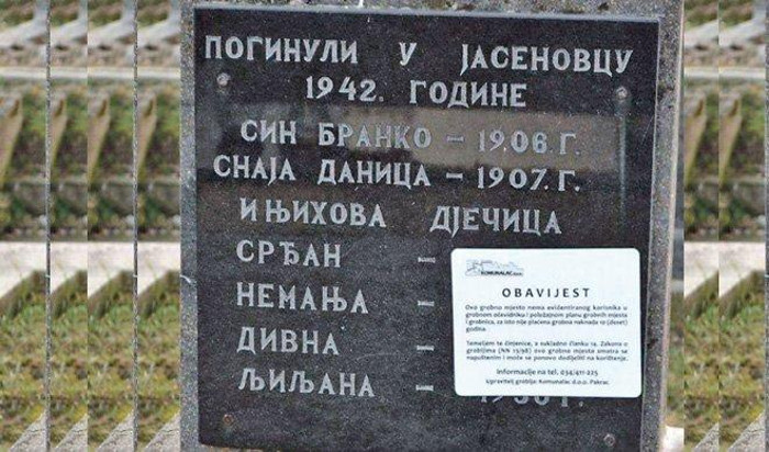 Хрватска: У току јавна расправа о Закону о гробљима, на основу којег би се уклонили споменици и натписи којима се "велича сама агресија или великосрпство"