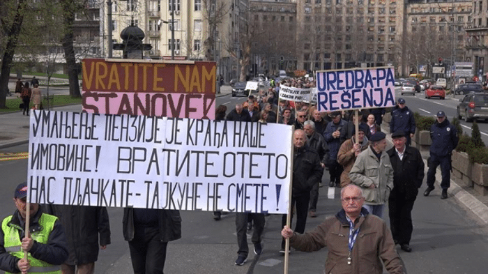 Протест удружења синдиката пензионера и запослених 30.октобра у 16 часова на Тргу Николе Пашића