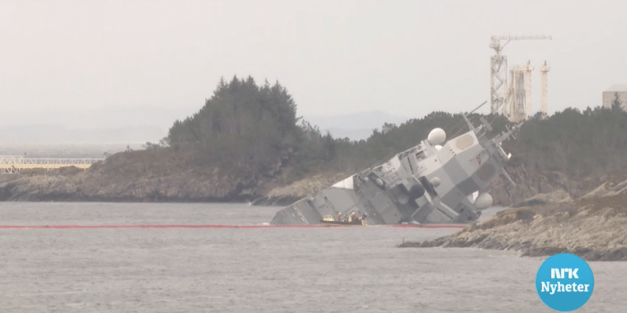 Још један инцидент на војним вежбама НАТО-а у Норвешкој: Фрегата ударила у танкер (видео)