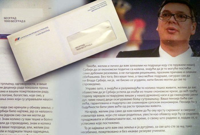 Војни пензионери Александру Вучића: Понижени смо лицемерним писмом које смо добили у ковертама СНС