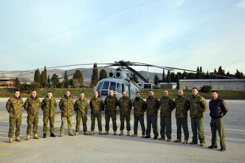 Хрватска војска из касарне „Кнез Трпимир“ иде на Косово