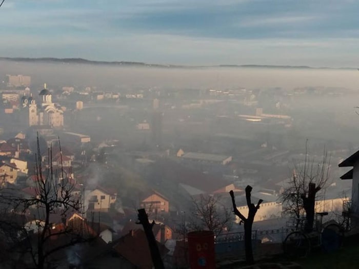 Ваљево најзагађенији град у Србији у јануару