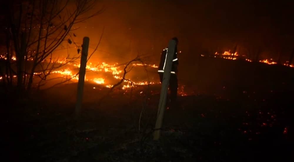 Велики пожари захватили Македонију (видео)