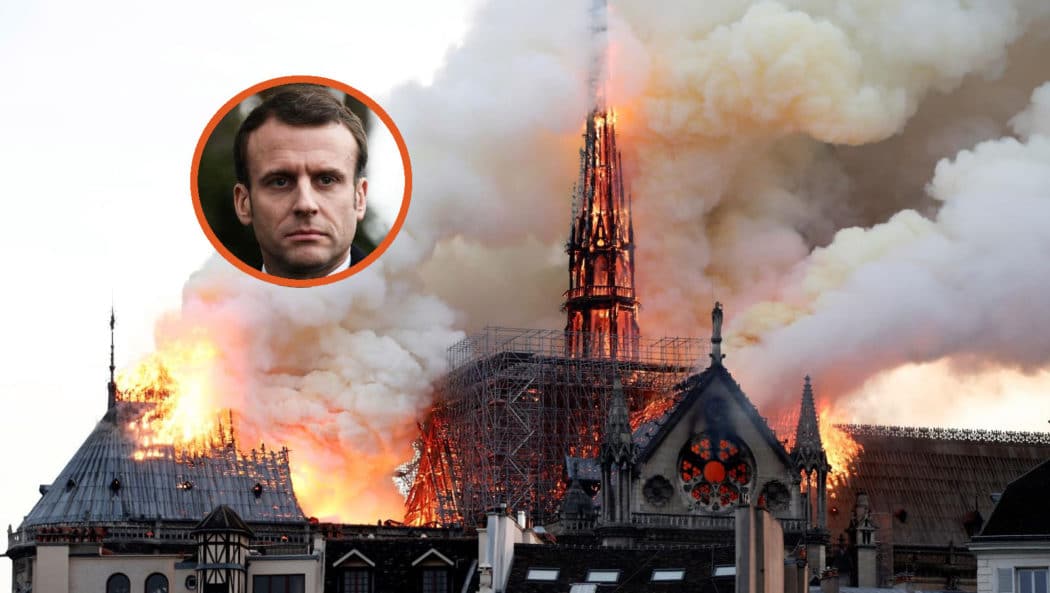 Макрон ће једино бити упамћен као председник под којим је изгорела највећа светиња Француске