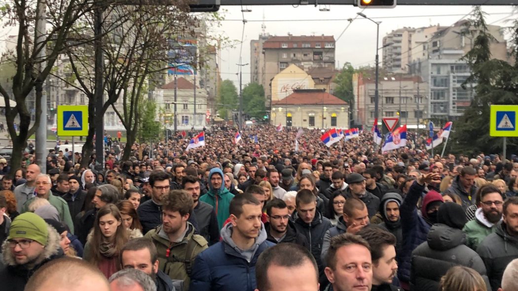 Ово су захтеви са данашњег протеста опозиције у Београду