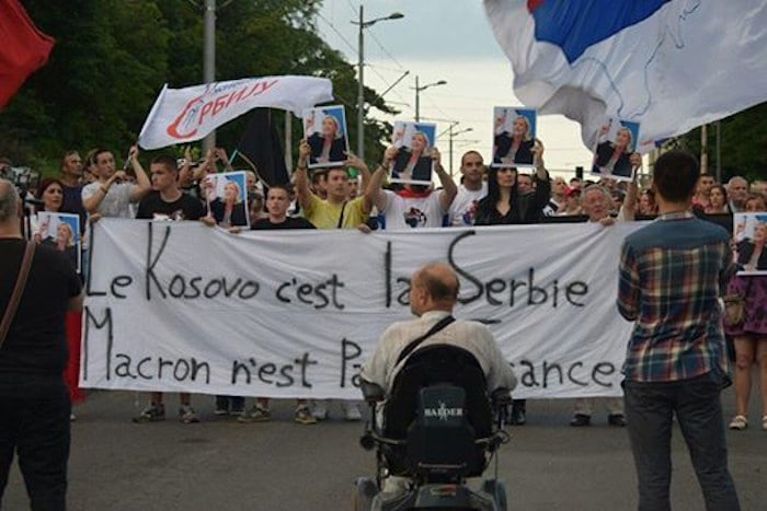 Данас у 15 часова протест на Калемегдану против посете Макрона Србији
