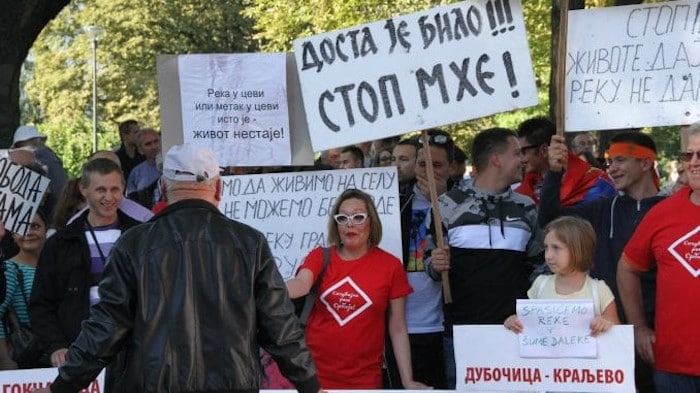 Протест против МХЕ у Београду: Не дамо реке, не дамо шуме (видео)