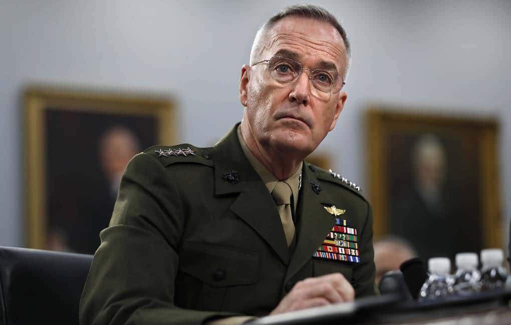 Шеф америчког генералштаба Џозеф Данфорд: НАТО је изгубио надмоћ над Русијом