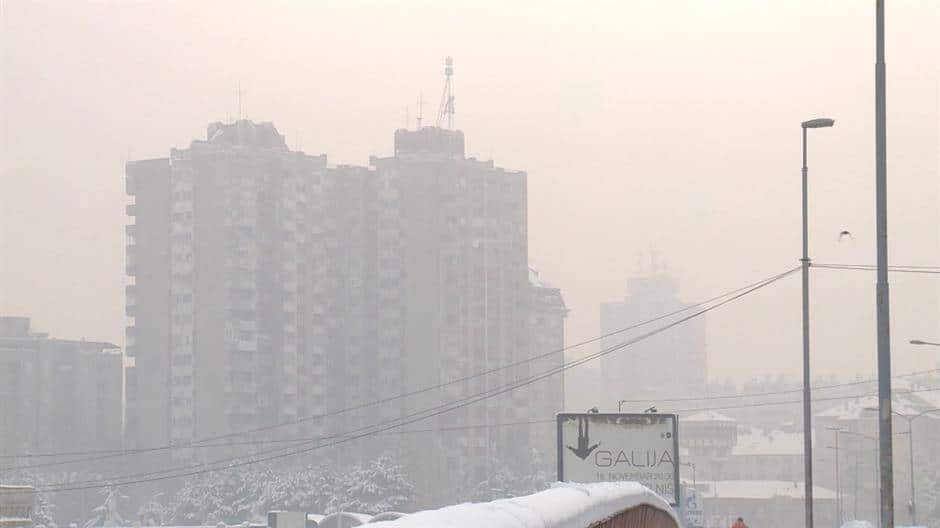 Ниш је синоћ био најзагађенији град у Европи