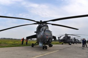 Русија пре времена Србији испоручила четири јуришна хеликоптера МИ-35 (видео)