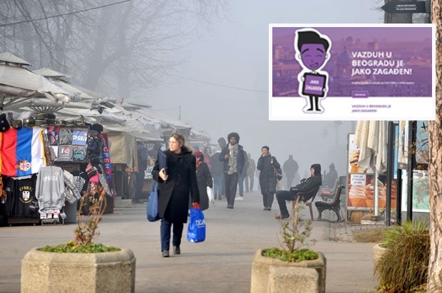 СРБИЈА У ЉУБИЧАСТОМ: Велико загађење данас широм земље (ПОДАЦИ ПО ГРАДОВИМА)