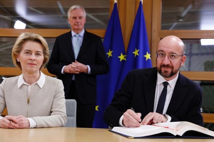 Председници Европске комисије и Европског савета потписали споразум о разлазу са Великом Британијом
