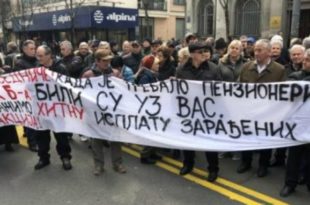 Радници ПKБ блокирали саобраћај у Београду, траже надокнаду за акције у Председништву Србије