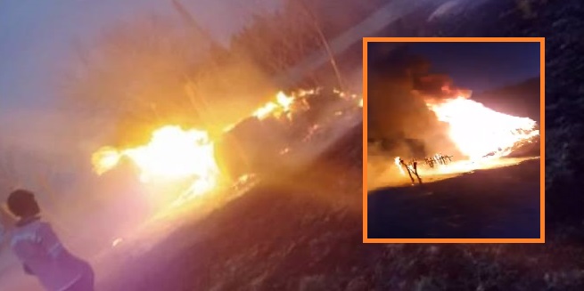 Мигрант запалио шупу и кућу у засеоку Столац код Мокре Горе (видео)