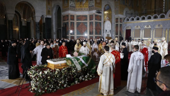 Србија се опростила од патријарха Иринеја