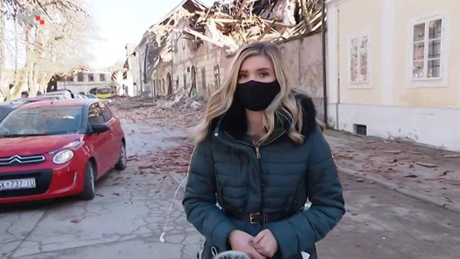 Пола Петриње разрушено у земљотресу, људи су затрпани у кућама (видео)